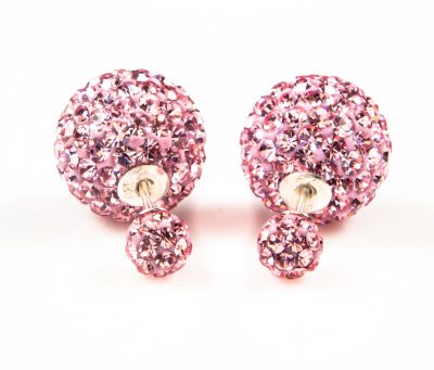 11005 Double Dots Pink Crystal