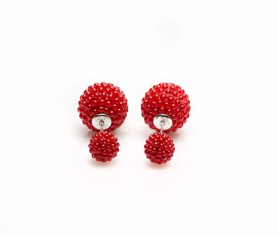 11070 Double Dots Red Spike