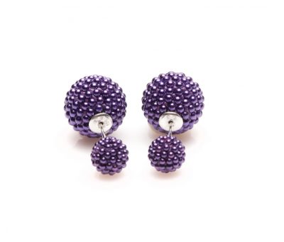 11071 Double Dots Purple Spike