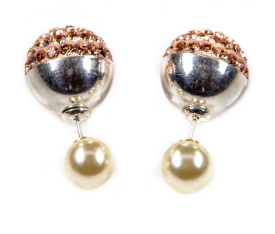 11084 Double Dots Silver Champagne